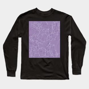 pattern water pool beach sea purple Long Sleeve T-Shirt